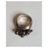 Silpada .925 Sterling Silver Grape Cluster Ring 18.9g