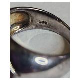 .925 Sterling Silver CZ Dome Ring