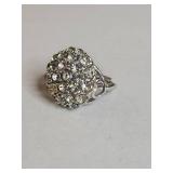 Sarah Coventry Crystal Cluster Ring