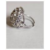 Sarah Coventry Crystal Cluster Ring