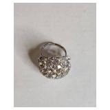 Sarah Coventry Crystal Cluster Ring