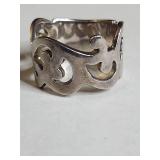Silpada .925 Sterling Silver Open Work Cutout Band Ring 10g