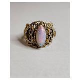 Ornate Opal Statement Ring