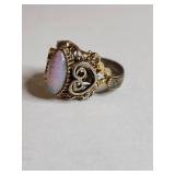 Ornate Opal Statement Ring