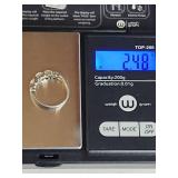 .925 Sterling Silver Five-Stone CZ Ring