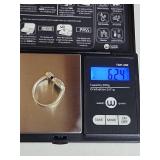 Silpada .925 Sterling Silver Crystal Cluster Ring with Baguette Accent