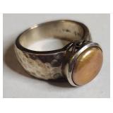 Silpada .925 Sterling Silver Pearl Ring 14.9g