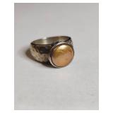 Silpada .925 Sterling Silver Pearl Ring 14.9g