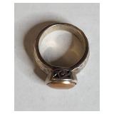 Silpada .925 Sterling Silver Pearl Ring 14.9g