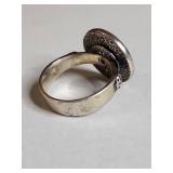 Silpada .925 Sterling Silver Mayan Calendar Ring 11.8g