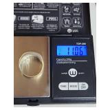 Silpada .925 Sterling Silver Wide Band CZ Ring 11g