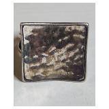 Silpada .925 Sterling Silver Modernist Split Band Ring 11g