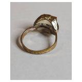 Three-Ring Collection - Gold Tone, Zodiac, and Silver-Tone Band