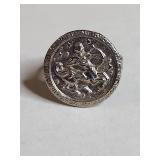 Three-Ring Collection - Gold Tone, Zodiac, and Silver-Tone Band