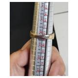 American Flag Themed Ring with Multi-Gemstone Companion