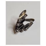 Empire Sterling Silver Art Deco Ring