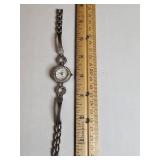 Crystal Embellished Bracelet Watch