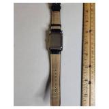 Silpada Square Japanese Watch with Leather Band