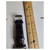 Silpada Square Japanese Watch with Leather Band