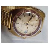 Timex Gold-Tone Watch with Date Window