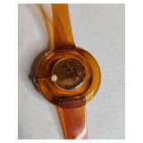 Meister Anker Amber Watch with Roman Numerals