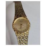Geneva Gold Nugget Pattern Watch
