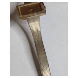 1970s Sutton Rectangular Watch with Metal Band