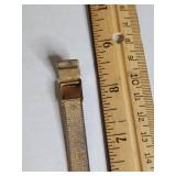 1970s Sutton Rectangular Watch with Metal Band