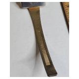 1970s Sutton Rectangular Watch with Metal Band