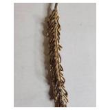 Gold Tone Feather Brooch