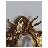 Swarovski Crystal Bee Brooch with Rhinestones