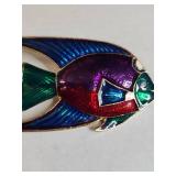 Colorful Enamel Tropical Fish Brooch