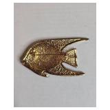 Colorful Enamel Tropical Fish Brooch