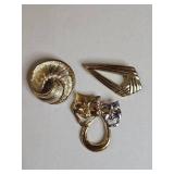 Theater Brooch Collection - Comedy/Tragedy Mask Set