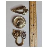 Theater Brooch Collection - Comedy/Tragedy Mask Set