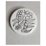 Floral Brooch and Berry Design Pin Set