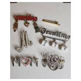 Family Name Brooch Collection