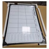 Navaris Magnetic Whiteboard Retail Packaging with Markers and Magnets, 1 Count - Retail: $68