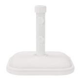 StyleWell 26 lb. Concrete and Resin Patio Umbrella Base in White - Retail: $44