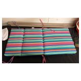 Hampton Bay 20 in. W x 24 in. D High Back Universal Outdoor Cushion in Antilles Stripe (Single cushion) - Retail: $49.99