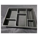 Navaris Felt Drawer Organizer Tray - Tidy Desk Drawers, Office Supplies, Jewelry, Cosmetics, Small Personal Items and Accessories - Black - Retail: $23