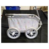 Doll Wagon for 14 - 16 Dolls - GigglescapeTM: Baby Doll Accessory, 100% Recycled Material, Includes Stroller - Retail: $15