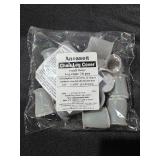 Aneaseit Chair Leg Floor Protectors - 16 pcs Gray - Felt Bottom Silicone Pads for Hardwood Floors & Furniture Feet - Rubber Caps for Chairs - Retail: $17