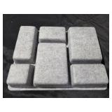 Navaris Felt Drawer Organizer Tray - Tidy Desk Drawers, Office Supplies, Jewelry, Cosmetics, Small Personal Items and Accessories - Gray - Retail: $22