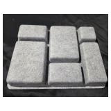 Navaris Felt Drawer Organizer Tray - Tidy Desk Drawers, Office Supplies, Jewelry, Cosmetics, Small Personal Items and Accessories - Gray - Retail: $22