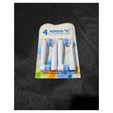 Replacement Electric Toothbrush Heads Compatible with Oral-B, 12 Pack Replacement Head + 2 Tongue Scrapers to Eliminate Bad Breath, 3 Types of Brush Heads - Retail: $13