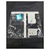 Kincmax All-Purpose Shower Squeegee - Stainless Steel Silicone Bath Squeegee - Window Shower Door Squeegee for Shower Glass Doors with Hook - Bathroom Shower Kitchen - Medium White - Retail: $19