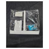 Kincmax All-Purpose Shower Squeegee - Stainless Steel Silicone Bath Squeegee - Window Shower Door Squeegee for Shower Glass Doors with Hook - Bathroom Shower Kitchen - Medium White - Retail: $19