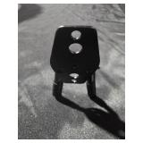 HUHOLE Garage Hooks Heavy Duty 4PC, Steel Garage Wall Hooks, Black, Anti-slip Vinyl Coated - Retail: $13