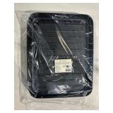 Navaris Set of 3 Shoe Drip Trays - Multi-Purpose Boot Tray for Rain Boots, Winter Boots, Sneakers. Suitable for Indoor and Outdoor Use in All Seasons. Color: Black. - Retail: $21